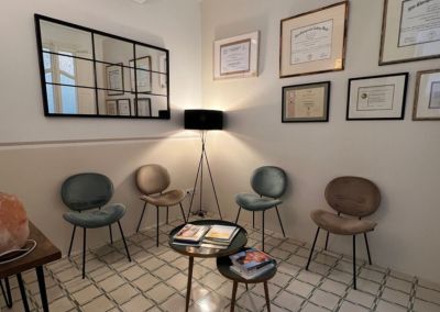 sala de espera quiropráctico