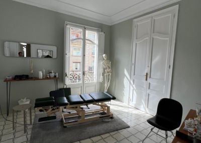 sala individual tratamiento quiropráctico